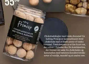 Salling Princip Chokoladekugler med tonka-karamel