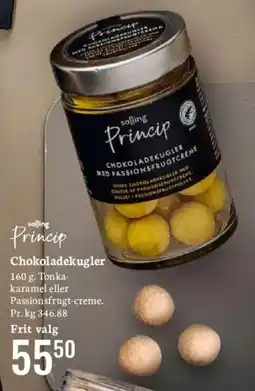 Bilka Salling Princip Chokoladekugler tilbud