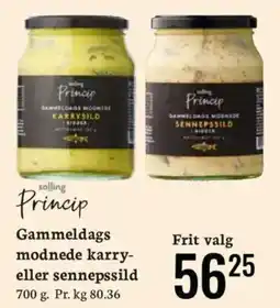 Bilka Princip Gammeldags modnede karry-eller sennepssild tilbud