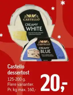 Føtex Castello dessertost tilbud