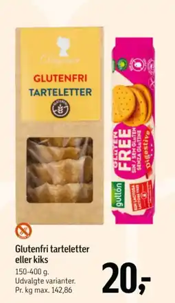 Føtex Dagmar glutenfri tarteletter tilbud