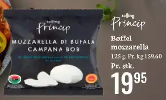Princip Bøffel mozzarella