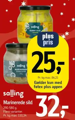 Føtex salling marinere sild tilbud