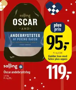 Føtex Salling Oscar andebryststeg tilbud