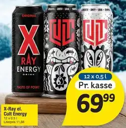 Fakta Tyskland X-Ray el. Cult Energy tilbud