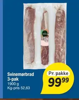 Fakta Tyskland Svinemørbrad 3-pak tilbud