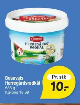 Fakta Tyskland Beauvais Herregårdsrødkål tilbud