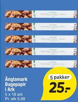 Fakta Tyskland Änglamark Bagepapir i Ark tilbud
