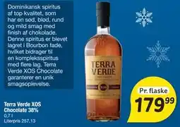 Fakta Tyskland Terra Verde XOS Chocolate 38% tilbud