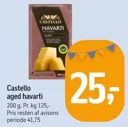 Føtex Castello aged havarti tilbud