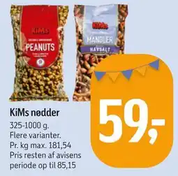 Føtex KiMs nødder tilbud