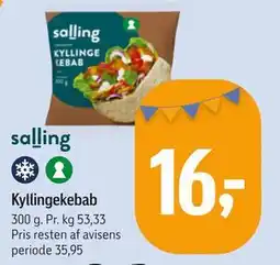 Føtex Kyllingekebab tilbud