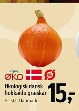 Føtex Økologisk dansk hokkaido græskar tilbud