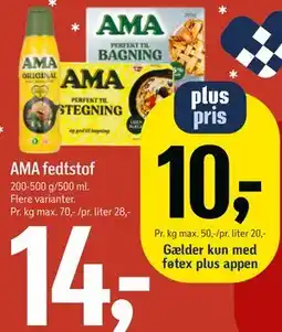 Føtex AMA fedtstof tilbud