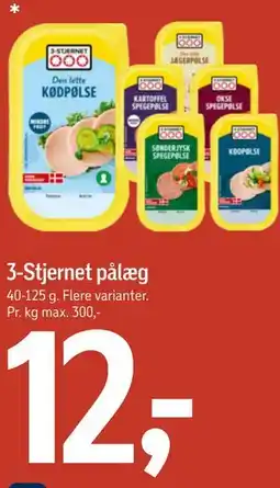 Føtex 3-Stjernet pålæg tilbud