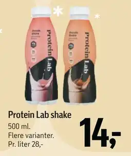 Føtex Protein Lab shake tilbud