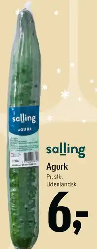 Føtex Agurk tilbud