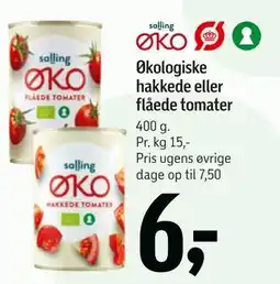 Føtex Økologiske hakkede eller flåede tomater tilbud