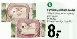 Føtex Familien Jacobsen pålæg tilbud