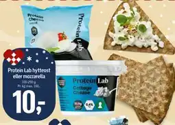 Føtex Protein Lab hytteost eller mozzarella tilbud