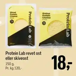 Føtex Protein Lab revet ost eller skiveost tilbud