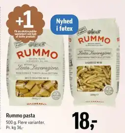 Føtex Rummo pasta tilbud