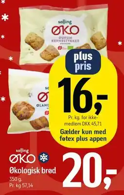 Føtex Økologisk brød tilbud