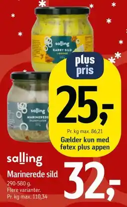 Føtex Marinerede sild tilbud