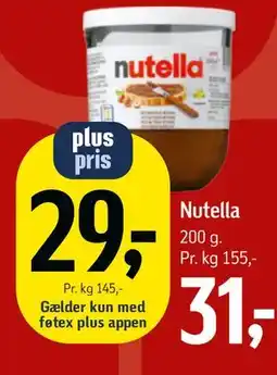 Føtex Nutella tilbud