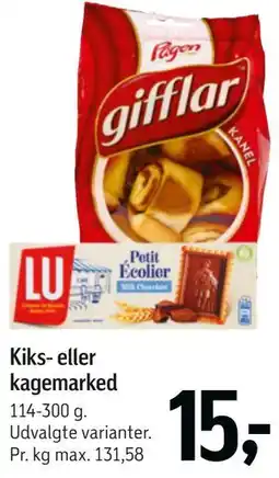 Føtex Kiks- eller kagemarked tilbud