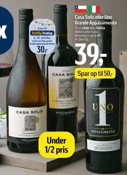 Føtex Casa Solis eller Uno Grande Appassimento tilbud