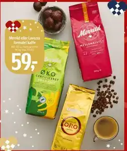 Føtex Merrild eller Lavazza formalet kaffe tilbud