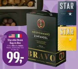 Føtex Star eller Bravo Bag-in-Box tilbud