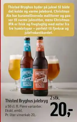 Føtex Thisted Bryghus julebryg tilbud