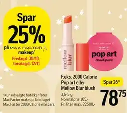 Føtex Spar 25% på MAX FACTOR makeup tilbud