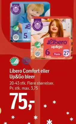 Føtex Libero Comfort eller Up&Go bleer tilbud