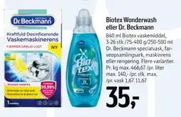 Føtex Biotex Wonderwash eller Dr. Beckmann tilbud