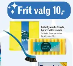Føtex Fritvalgsmarked klude, børster eller svampe tilbud