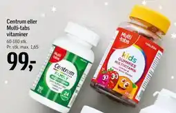 Føtex Centrum eller Multi-tabs vitaminer tilbud