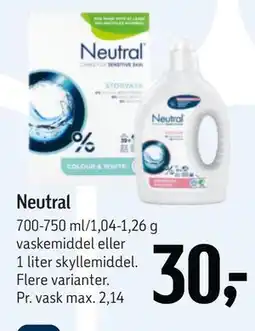 Føtex Neutral tilbud