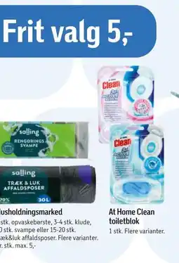 Føtex At Home Clean toiletblok tilbud
