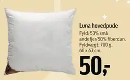 Føtex Luna hovedpude tilbud