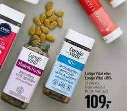 Føtex Longo Vital eller Longo Vital +10% tilbud