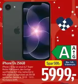 Føtex iPhone 17e 256GB tilbud