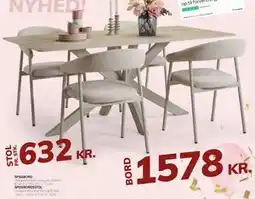 Daells Bolighus SPISEBORD tilbud