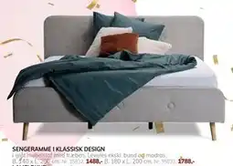Daells Bolighus SENGERAMME I KLASSISK DESIGN tilbud