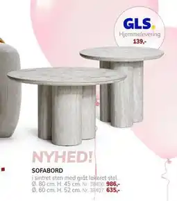 Daells Bolighus SOFABORD tilbud