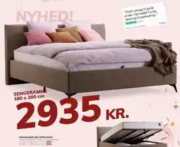 Daells Bolighus SENGERAMME MED OPBEVARING tilbud