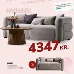Daells Bolighus FLOT DESIGNET SOFA tilbud