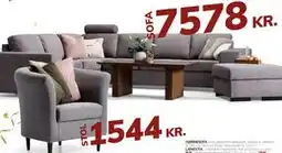 Daells Bolighus HJØRNESOFA tilbud